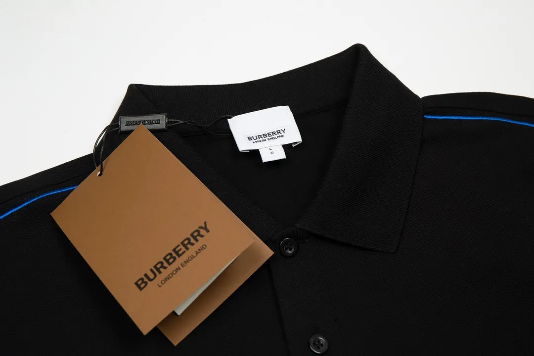Burberry/ New Arrival Polo ！ ， polo ，Classic ， Versatile ， ， ！， ， Breathable， ， ， ， ， Premium ！M-3XL :Black